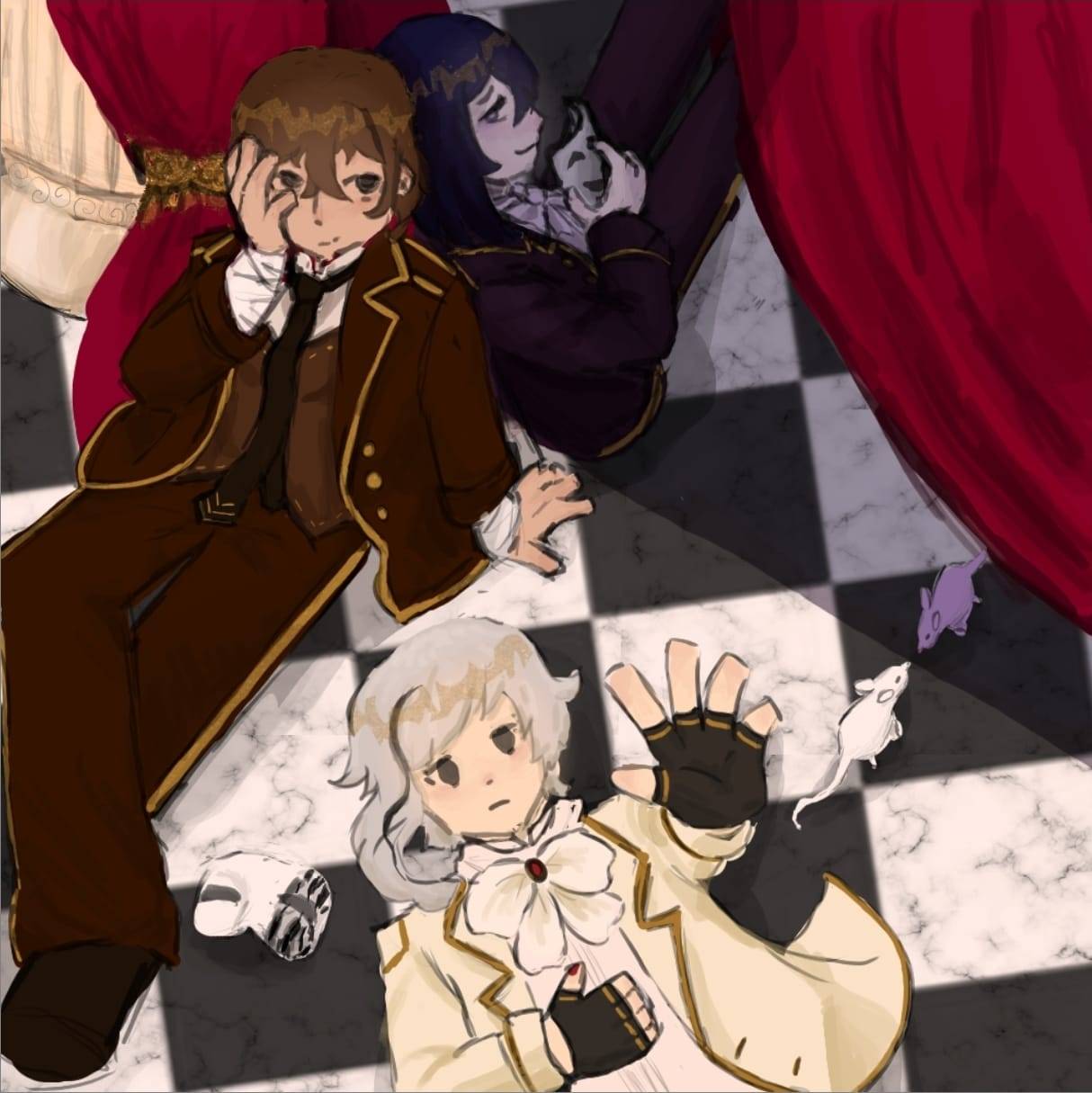 Redraw of Bsd official art in my style!